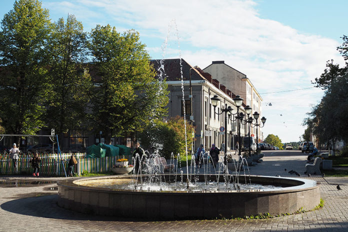 Площадь Кирова в Сортавале